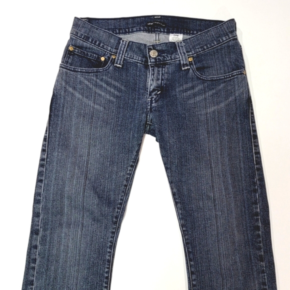 LEVI'S ♡ Sweet 'n Sexy LEVI'S Night Blues Stretchy Blue Jeans w/Rhinestones 8 - Picture 12 of 16